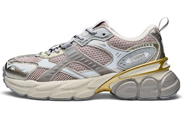 Kappa Кроссовки Back to Back Anti Slip Wear Resistant Low Top Chunky Sneakers Unisex Gold k0ez5mc49-6356 | oyster mushroom brown/gold/classic white