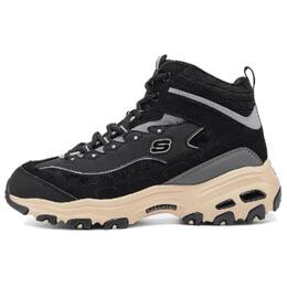 DLITES Дышащие Высокие Повседневные Кроссовки Женские Black Skechers 169075-bkgy | black