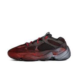 Adidas Прочные дышащие низкие кроссовки Yeezy 500 на массивной подошве унисекс, черно-красные f36640(team186-血染苍穹)
