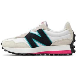 New Balance Кроссовки 327 White Grey Black Light Pink Women's ws327na | white beige