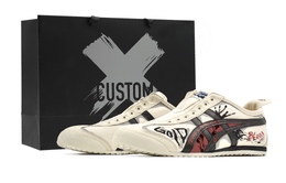 Onitsuka Tiger Легкие повседневные кроссовки MEXICO 66 Blood Romance с низким верхом, унисекс, бежево-желтого цвета 1183a360-205(team218-血浪漫s-box) | ecru