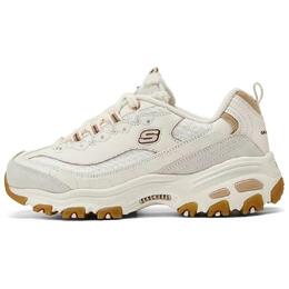 DLITES Low Top Массивные Кроссовки Женские Слоновая Кость Коричневый Skechers, Слоновая Кость/Коричневый 150244-owbr | ivory/brown