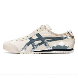 Onitsuka Tiger Легкие повседневные кроссовки Mexico 66 Slip-On Deluxe с низким верхом, унисекс, бежево-желтого цвета 1183a360-205(team352-雪山之巅) | ecru