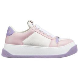 Скейтерские кеды низкие женские розовые Gucci 813080 fadzq 9161 | pink