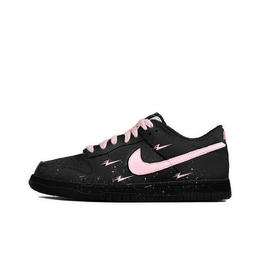 Nike Кроссовки для скейтбординга Dunk Dark Night с ароматом вечернего солнца, янтарные, противоскользящие, износостойкие, унисекс, черно-розовые dd1391-100(team189-暗夜晚香) | black
