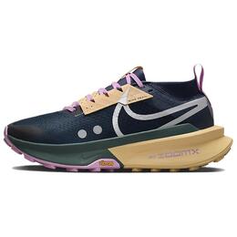 Nike Кроссовки ZoomX Zegama 2 Armory Navy Celestial Gold Vintage Green Metallic Silver Women's fd5191-401 | arsenal dark sea blue/celestial gold/vintage green/metallic silver
