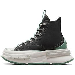 Converse Кроссовки Run Star Legacy High Top из парусины унисекс, черные и зеленые a06496c | black