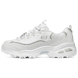 DLites 1.0 White/Silver Женские кроссовки Skechers, белый серебристый 12241-wsl | white silver