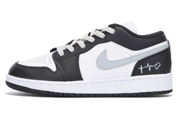 Jordan Баскетбольные кроссовки Air 1 Vintage, женские, низкие, белые/серые 553560-131(team32-女款黑灰二)
