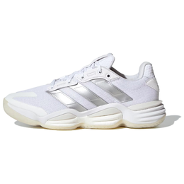 Adidas Кроссовки женские STABIL 16 с антискользящим покрытием, износостойкие, белые ie3584 | cloud white/metallic silver/gray
