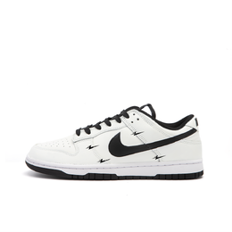 Nike Кроссовки для скейтбординга Dunk Anti Slip, износостойкие, унисекс, черно-белые dd1391-100(team189-往前追) | black white