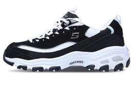 D'lite Looking Glass Женские кроссовки Skechers, черно-белые+Подарок 11959-bkw | black white+giveaway