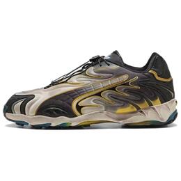 Кроссовки A$AP Rocky X Inhale "Distressed Neoprene" Puma, черный/желтый 402456-01 | black yellow
