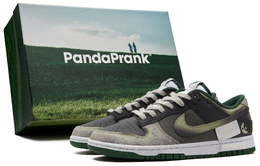 Nike Кроссовки для скейтбординга Dunk Slip, водостойкие и износостойкие, с низким верхом, унисекс, черно-зеленые dd1391-101(teamh-男款moons-box) | black green