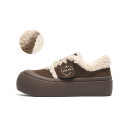 Eblan Кроссовки Skateboard Shoes Women's Brown eb344942m02 | brown (fleece-lined)