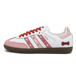 Adidas Низкие кроссовки для скейтбординга SAMBA OG Dreamy And Adorable Cat, устойчивые к истиранию, белые, розовые b75806（team573-萌动梦幻猫） | coffee