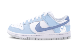 Nike Кроссовки для скейтбординга Dunk Slip с низким верхом, женские, белые, синие dd1503-103(team86-蓝色兔子) | white blue