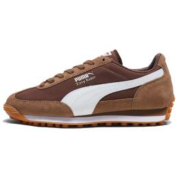 Puma Женские повседневные кроссовки Easy Rider, устойчивые к истиранию, коричневые 400331-05 | puma white-dark coffee brown