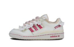 Adidas Кроссовки для скейтбординга FORUM Berry Moment с антискользящим покрытием, износостойкие, унисекс, бежево-розовые ih7828（team141-莓时莓刻） | pink white