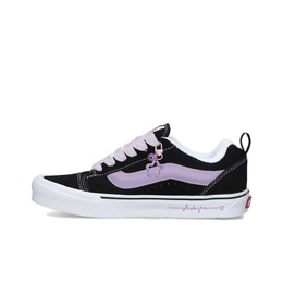 Vans Кроссовки для скейтбординга Knu Skool, нескользящие, износостойкие, легкие, унисекс, черно-фиолетовые vn0009qc6bt1（team613-紫葡之恋） | black