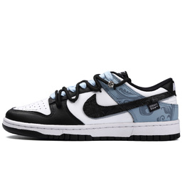 Nike Кроссовки для скейтбординга Dunk с противоскользящим износостойким верхом, унисекс, черные, белые, синие dd1503-101（team342-山海经-赢鱼） | sky blue box