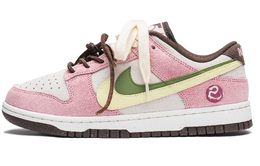 Nike Кроссовки для скейтбординга Dunk с низким верхом, износостойкие, розовые, унисекс hv1799-161(teamb-梦幻黄绿) | pink