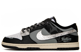 Nike Кроссовки для скейтбординга Dunk Anti Slip, износостойкие, унисекс, черно-серые dd1391-100(team94-星之森) | black gray