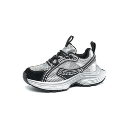 Eblan Массивные кроссовки женские, черные, серебристые er243752d66 | black silver