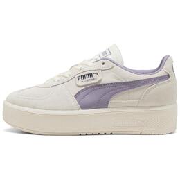 Puma Износостойкие низкие кроссовки для скейтбординга женские, белые, фиолетовые 401602-01 | white purple
