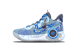 Nike Баскетбольные кроссовки KD Trey 5 IX с противоскользящей подошвой, износостойкие, унисекс, Dodger, синие cw3402-011(team60-蓝色星海) | dodger blue