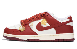 Nike Dunk Противоскользящие Износостойкие Низкие Кроссовки для Скейтбординга Женские Красно-Белые hj3491-161(team59-女款正红六) | red white