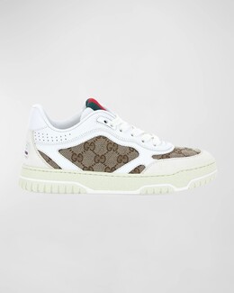 Кожаные низкие кеды ReWeb GG Gucci, цвет Ivory Beige prod269591321 | ivory beige