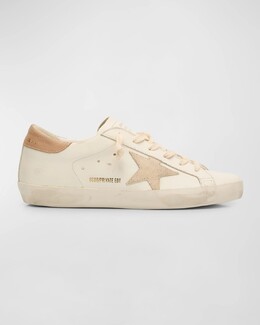 Кожаные низкие кеды Superstar Golden Goose, цвет White Seedpearl Beige prod271070080 | white seedpearl beige