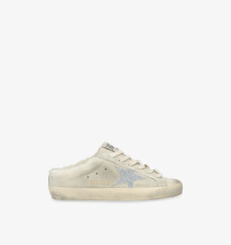 Низкие замшевые кеды Super Star Sabot Golden Goose, мультиколор r04386987 | white/comb