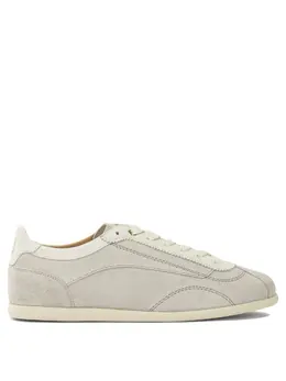 Brunello Cucinelli-Suede Sneakers Sneakers & Slip-On Beige-Uomo 52508141420884