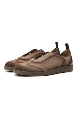 Замшевые кеды DBS-Olympic Santoni mbpg22109cpateds