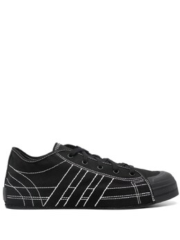 Y-3 Nizza Low Leather Sneakers if2041black/black/owhite