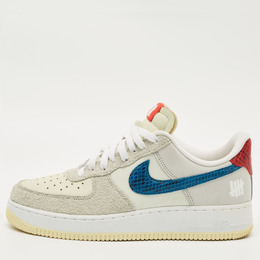 Nike Multicolor Leather and Suede Air Force 1 Low SP Undefeated 5 On It Dunk vs. AF1 Sneakers Size 42 1207932