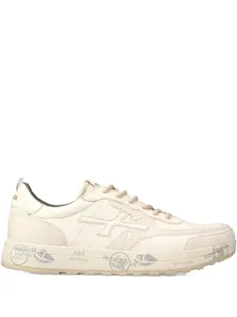 Premiata Nous 7733 logo-stamped leather sneakers 31929475