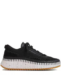 Chloé textured lace-up sneakers 31212435