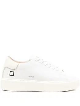 D.A.T.E. round-toe leather sneakers 31884864