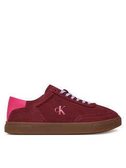 Кроссовки Low Pro Cups Lace Up Sue Mix Mg HW0HW02683 Calvin Klein, красный 0000305524942 | dunkelrot