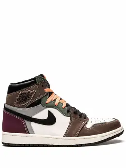 Кроссовки Air 1 High OG Hand Crafted Jordan, коричневый 17741457 | коричневый