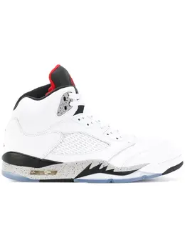 Кроссовки Air 5 Retro Cement Jordan, белый 12356565 | белый