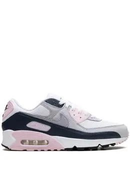 Кроссовки Air Max 90 Pink Foam/Armory Navy Nike, белый 25099355 | белый