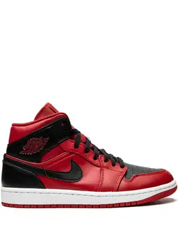 Кроссовки Air 1 Mid Reverse Bred Jordan, черный 18443296 | черный