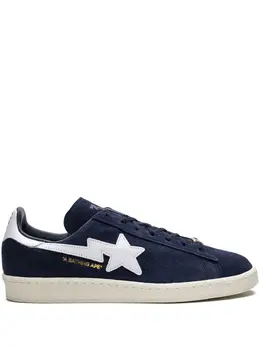 Кеды Campus 80 Navy из коллаборации с BAPE Adidas, синий 20158352 | синий