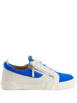 Кроссовки в стиле колор-блок Giuseppe Zanotti, синий 19206423 | синий