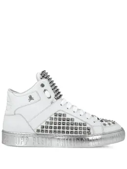 Высокие кеды Philipp Plein, белый 23940264 | белый