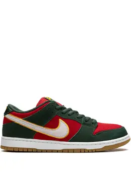 Кроссовки SB Dunk Seattle Sonics - Fir/Fire Red/University Gold Nike, зеленый 27362846 | зеленый